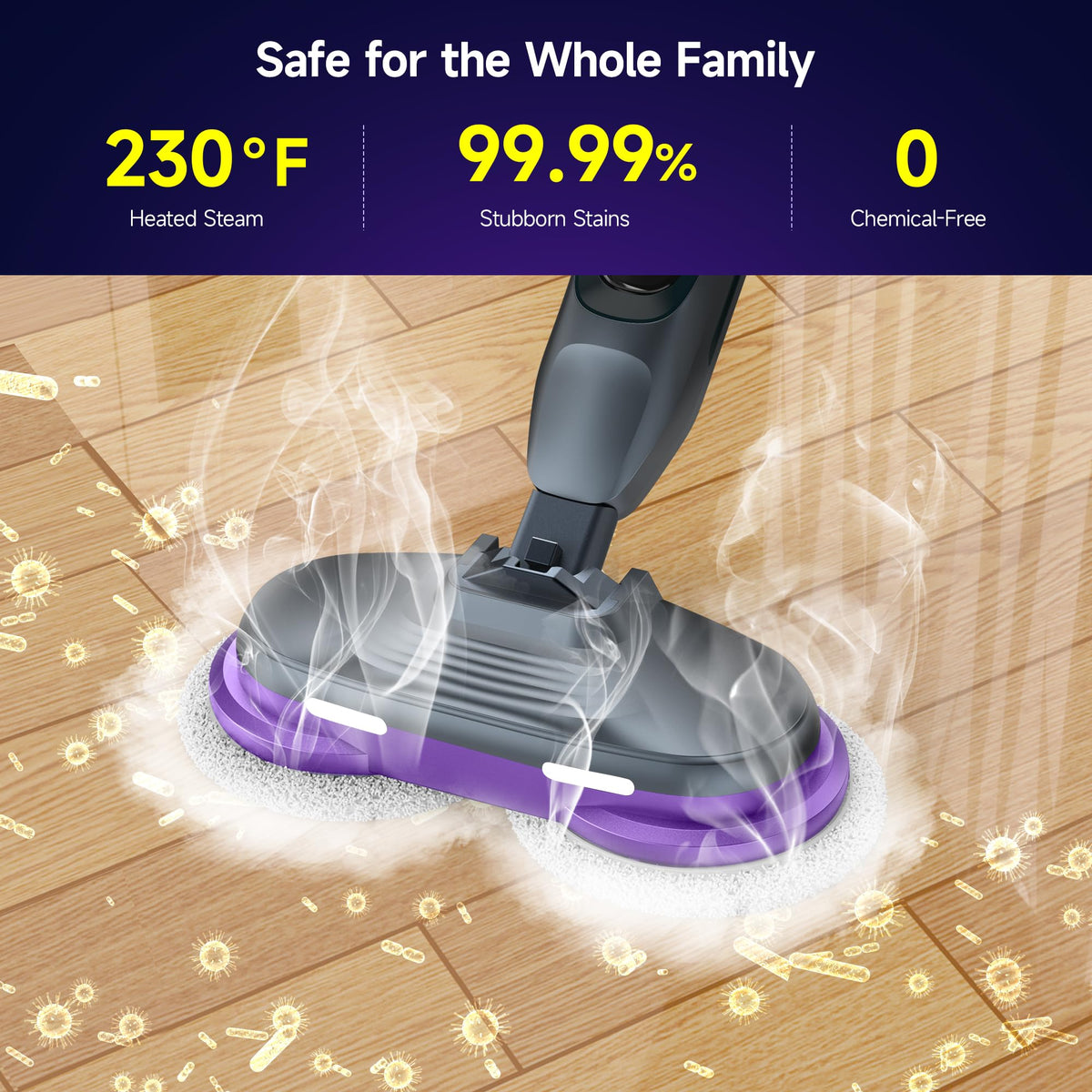 Rotating Steam Mop X9682
