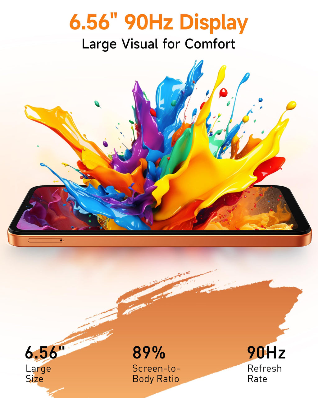 4G Unlocked Smartphone 3GB RAM 32GB 5000mAh O5974