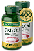 Fish Oil 1200mg 200 Softgels Pack of 2 K476
