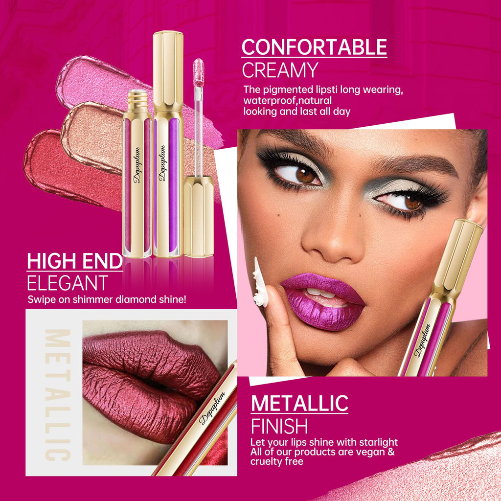 Metallic Reddish Brown Lipstick N7112