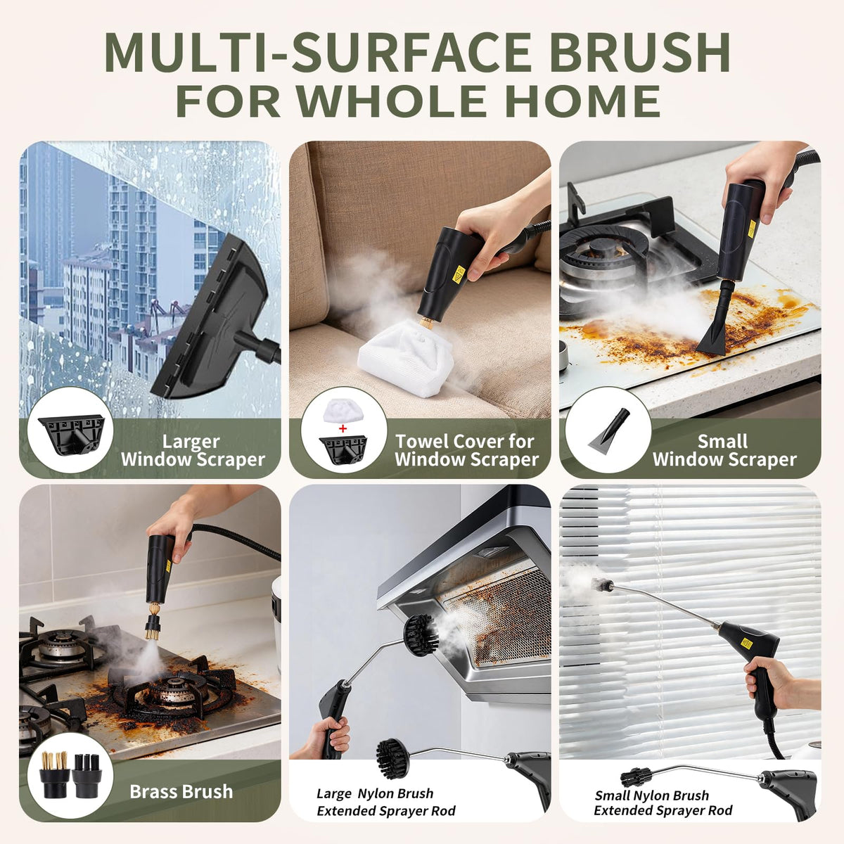 1.8L Pressurized Steam Cleaner P652533