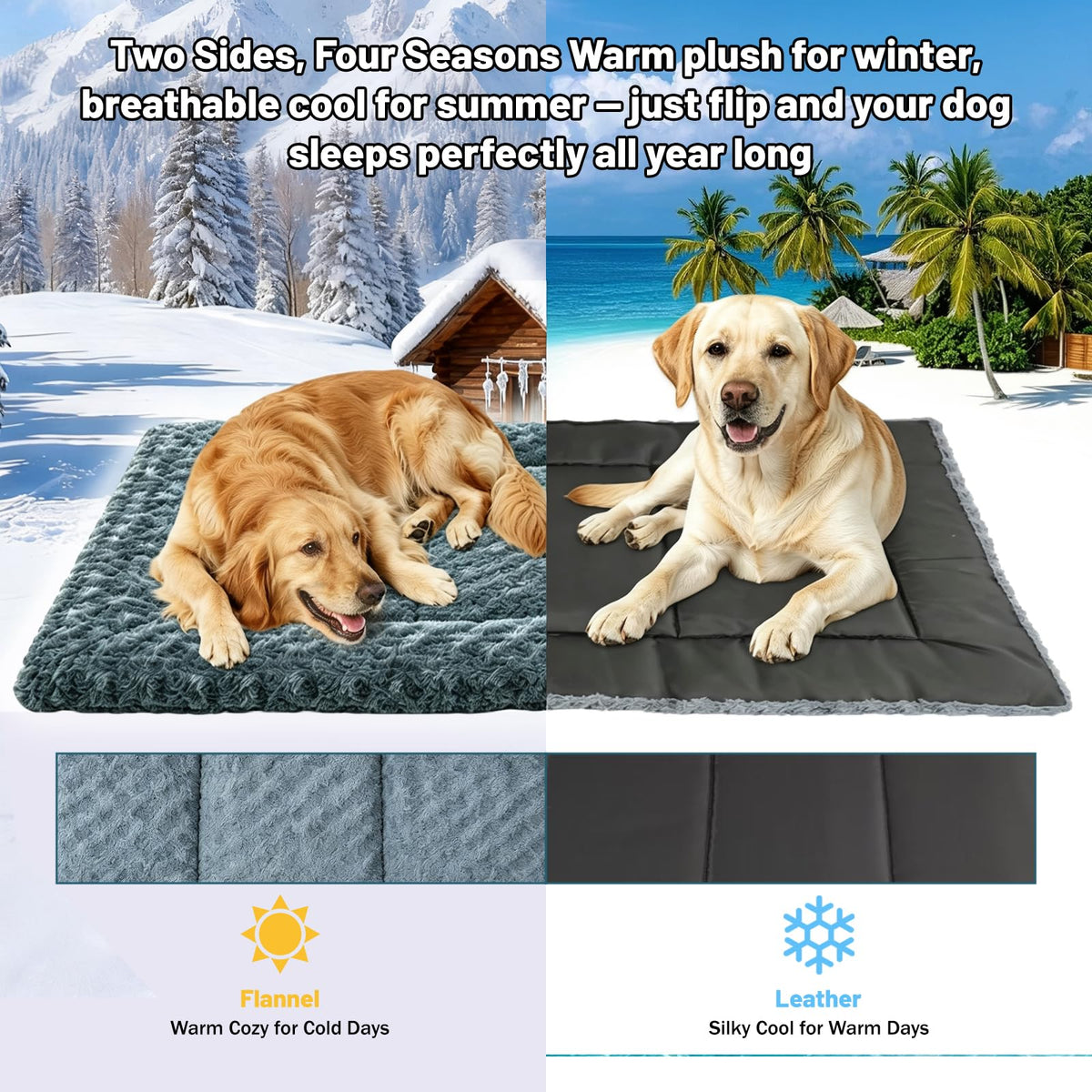 Washable Rose Velvet Dog Crate Mat M697