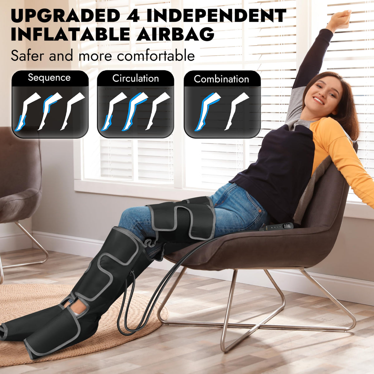 Leg Massager with Heat and Compression R277