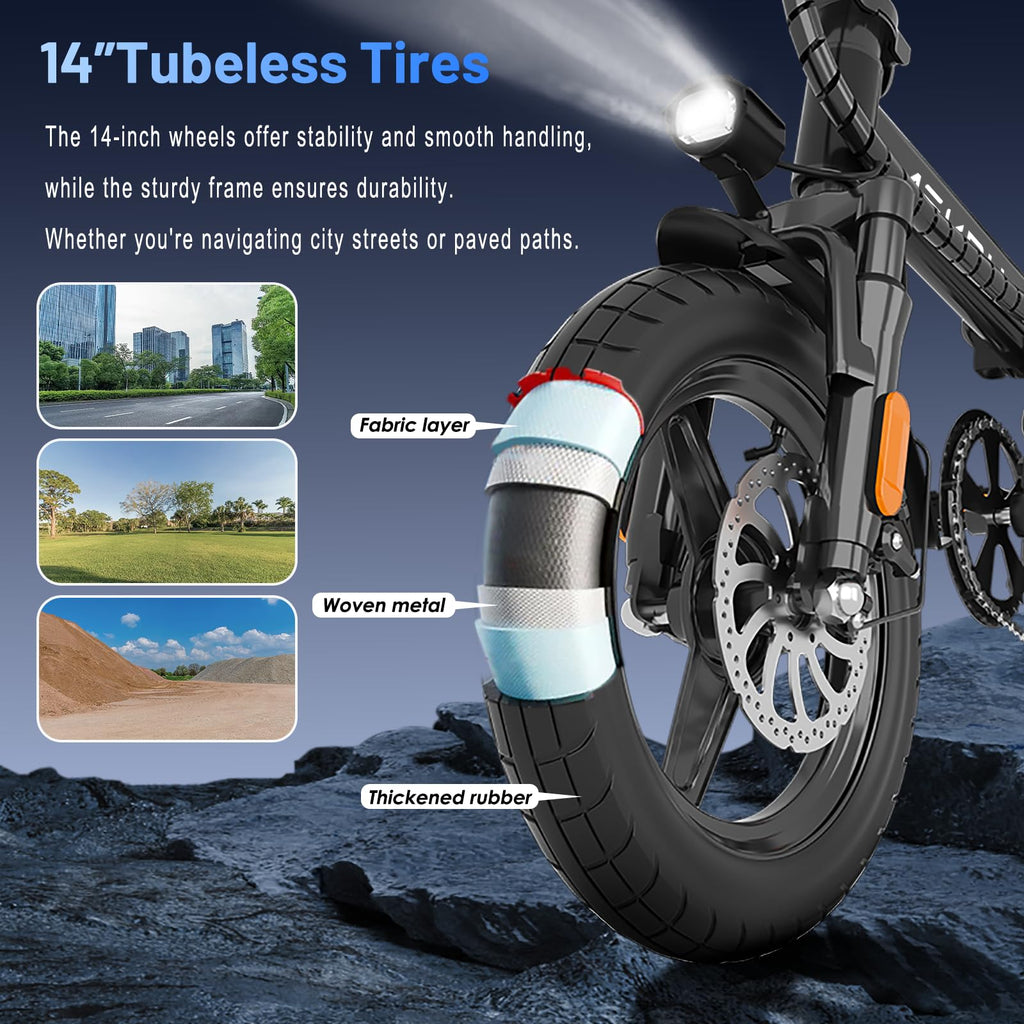 Foldable 14 Inch Electric Bike K869