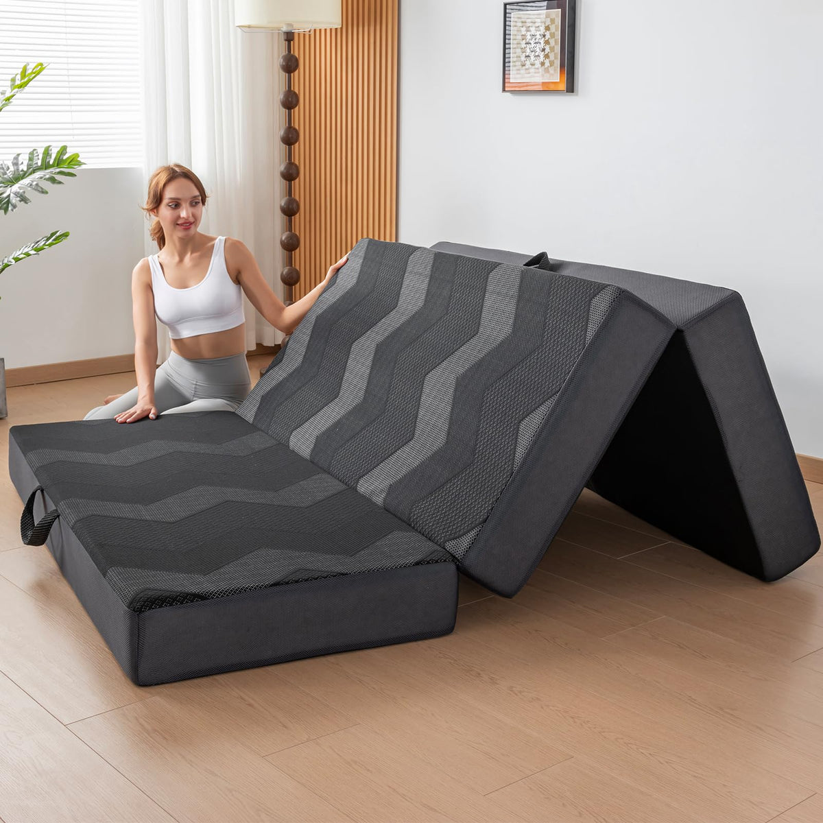 Foldable Memory Foam 6 inch Queen Mattress G17740