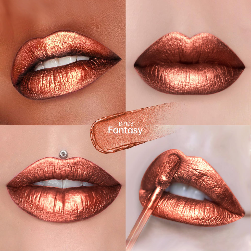 Metallic Reddish Brown Lipstick N7112