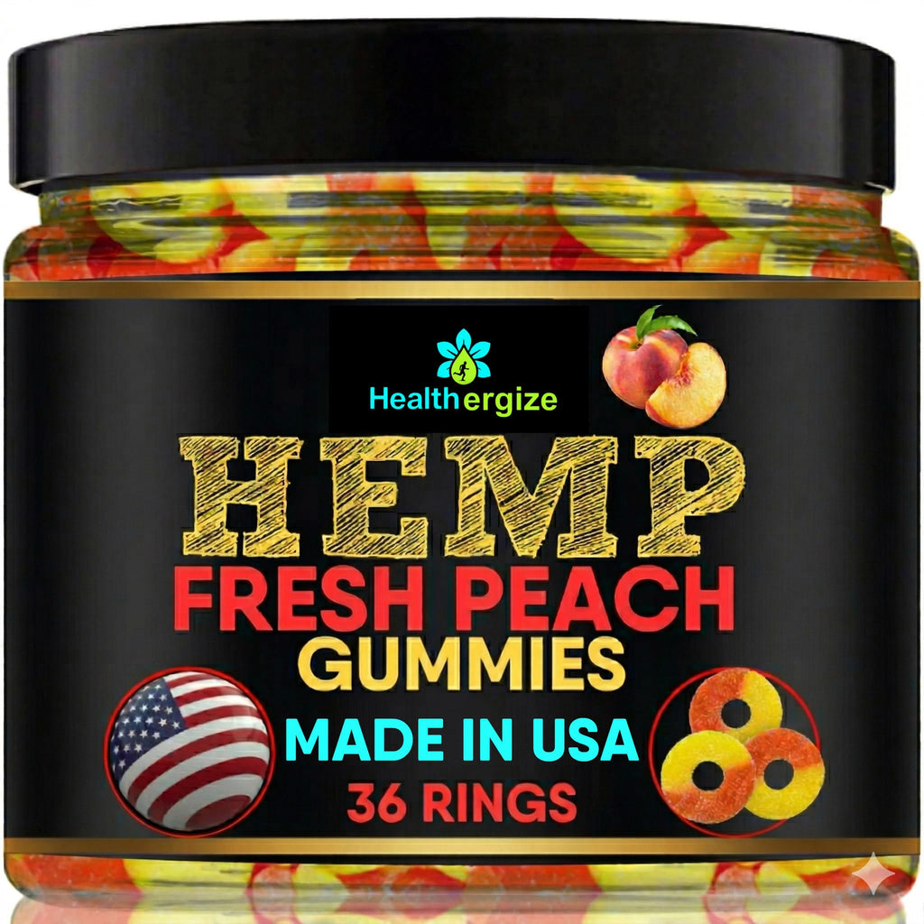 Hemp Gummies Peach Rings Y598981