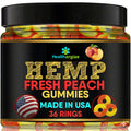 Hemp Gummies Peach Rings Y598981