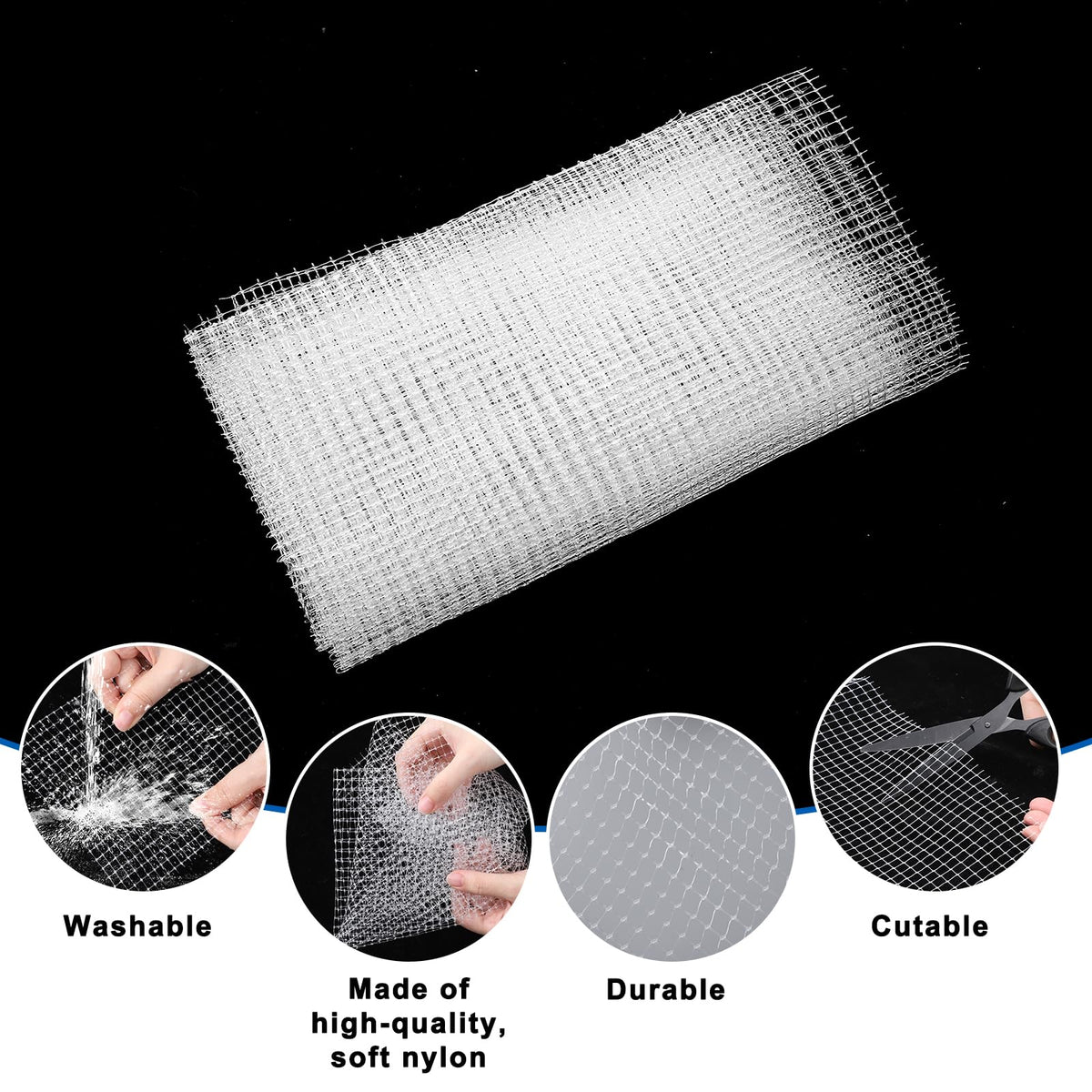 Mesh Netting Aquarium Lid 3.3 x 5 Feet Fish Tank Cover T43479