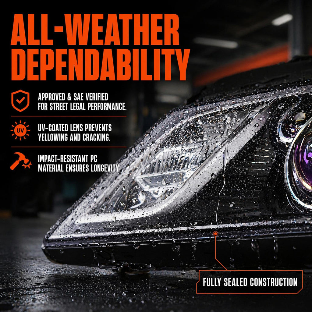 Chrome Halogen Headlights I34707