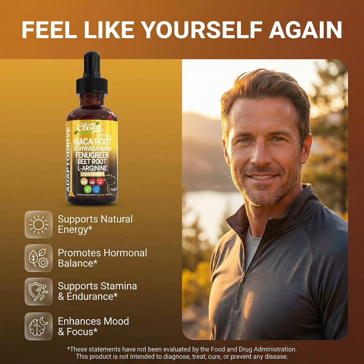 Organic Maca Root Liquid Drops with Ashwagandha and Fenugreek R261