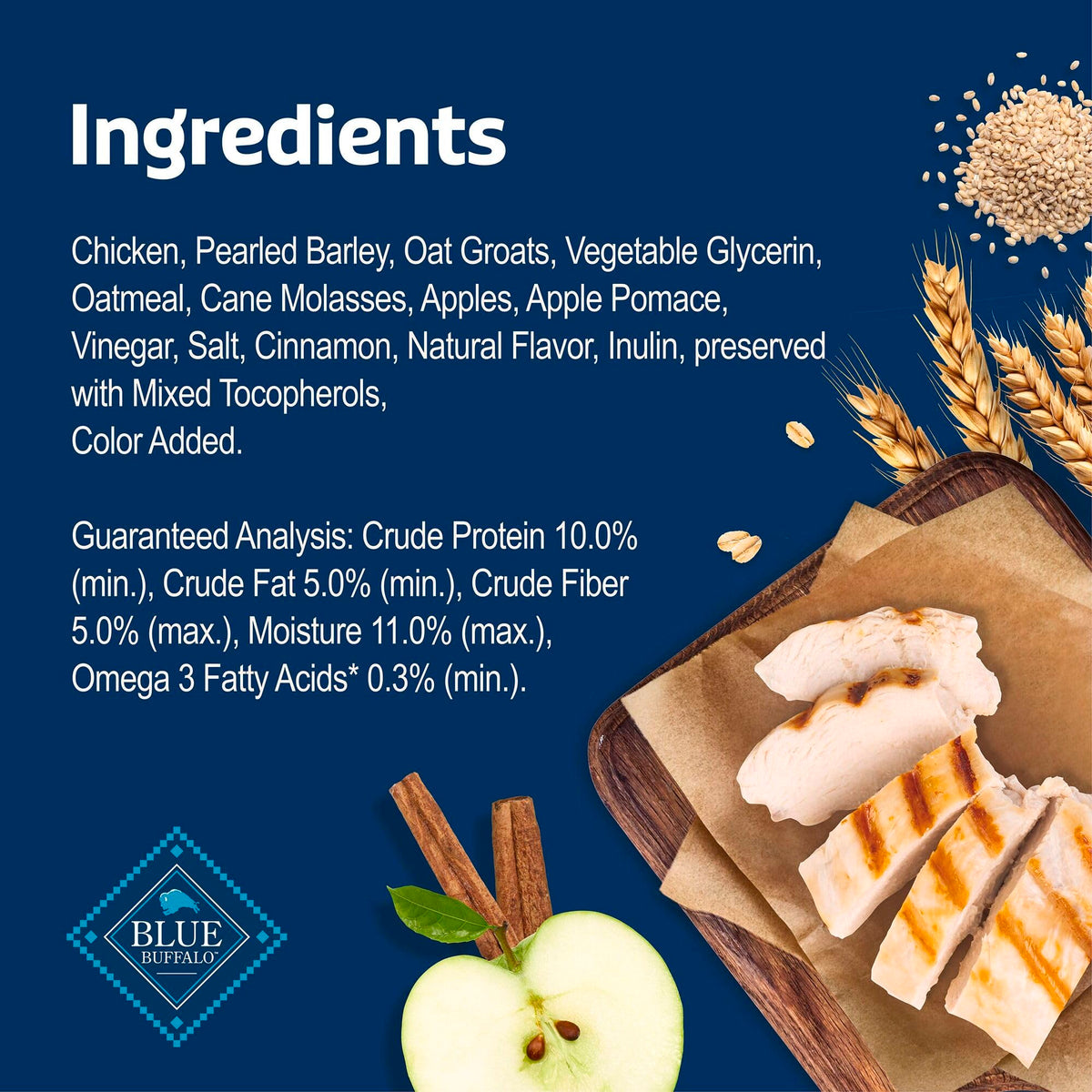 Chicken & Apples Soft & Chewy Treats, 9 oz O290