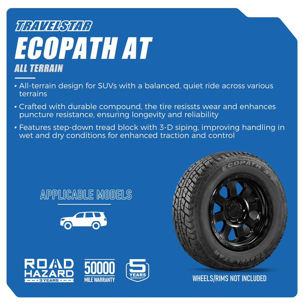 Set of 4 All Terrain Radial Tire Q127