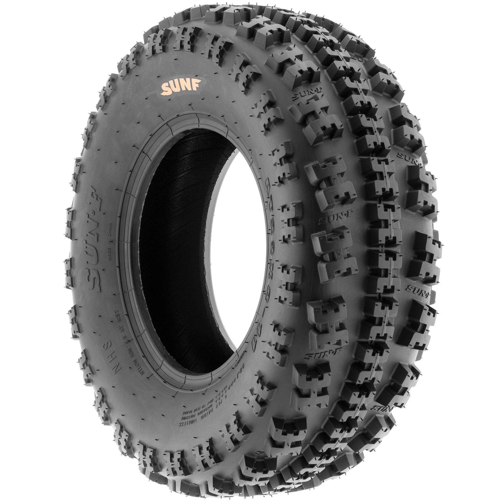 19x7-8 Front & 18x10.5-8 Rear ATV UTV Knobby Sport Tires Set of 4 C29437