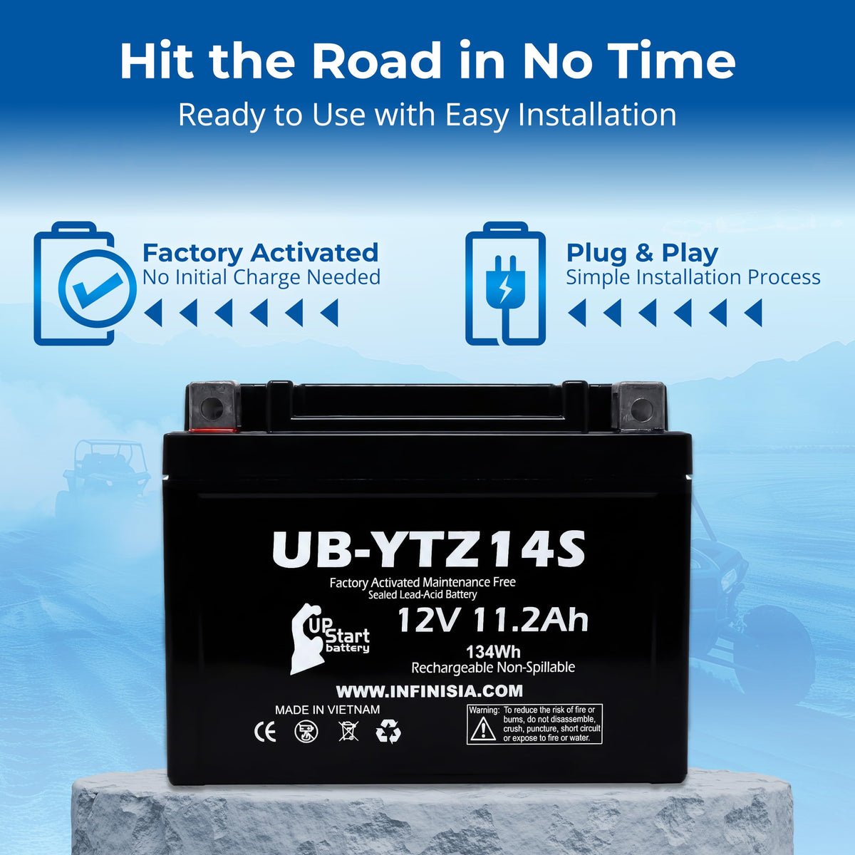 12V 11.2Ah Battery B437