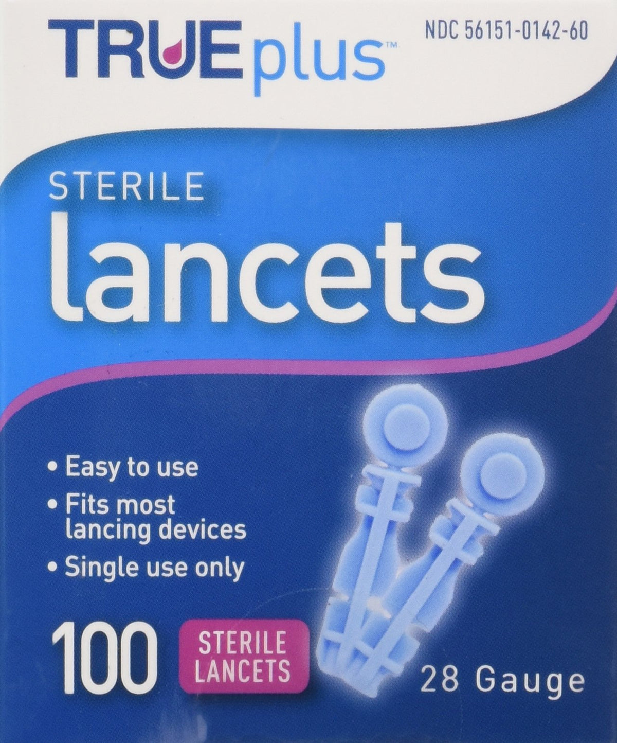 Sterile Lancets 28 Gauge 100 Count C5224