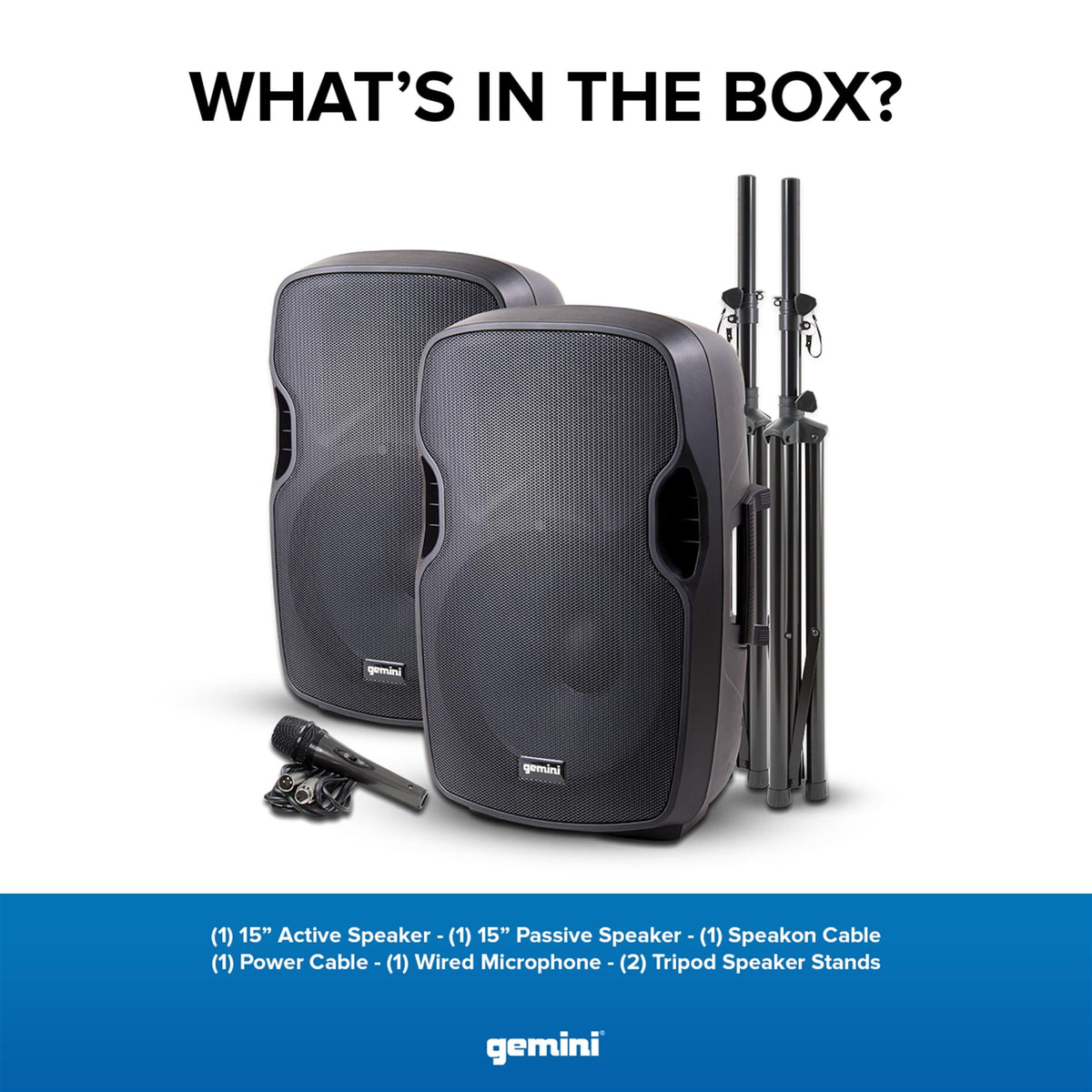 Portable Bluetooth PA Speaker System, 2000W, Black T604