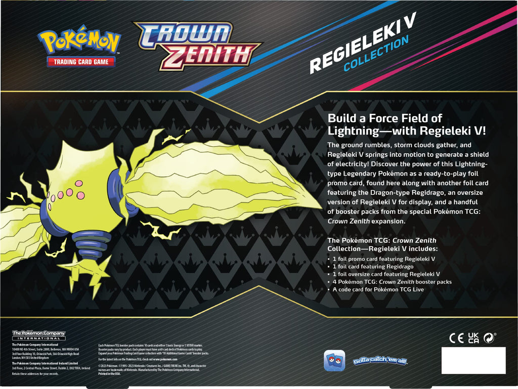 Pokémon Regieleki V Crown Zenith Collection E4366