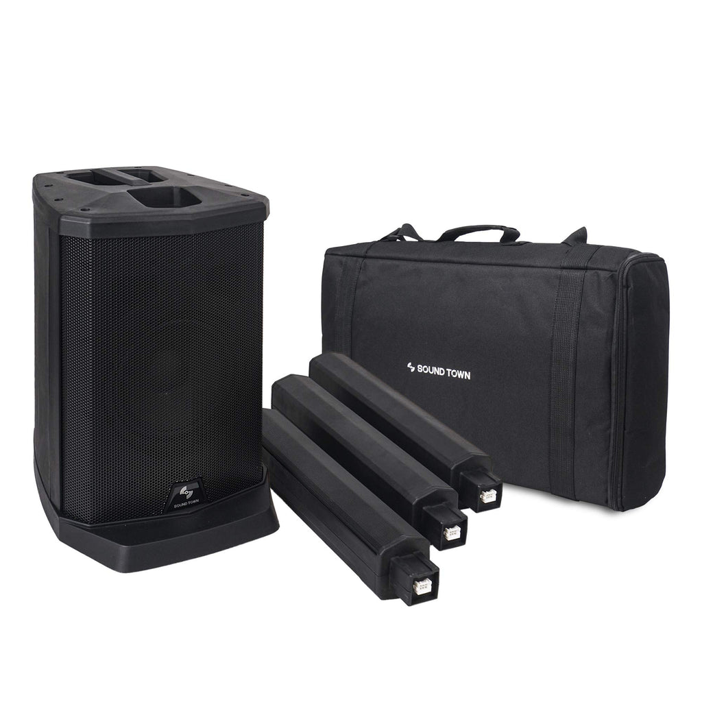 Portable Line Array Column PA/DJ System with Sub Bass Module J943