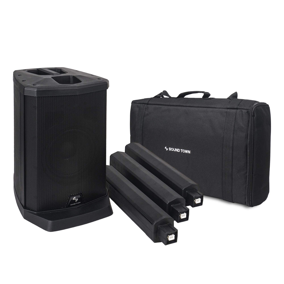 Portable Line Array Column PA/DJ System with Sub Bass Module J943