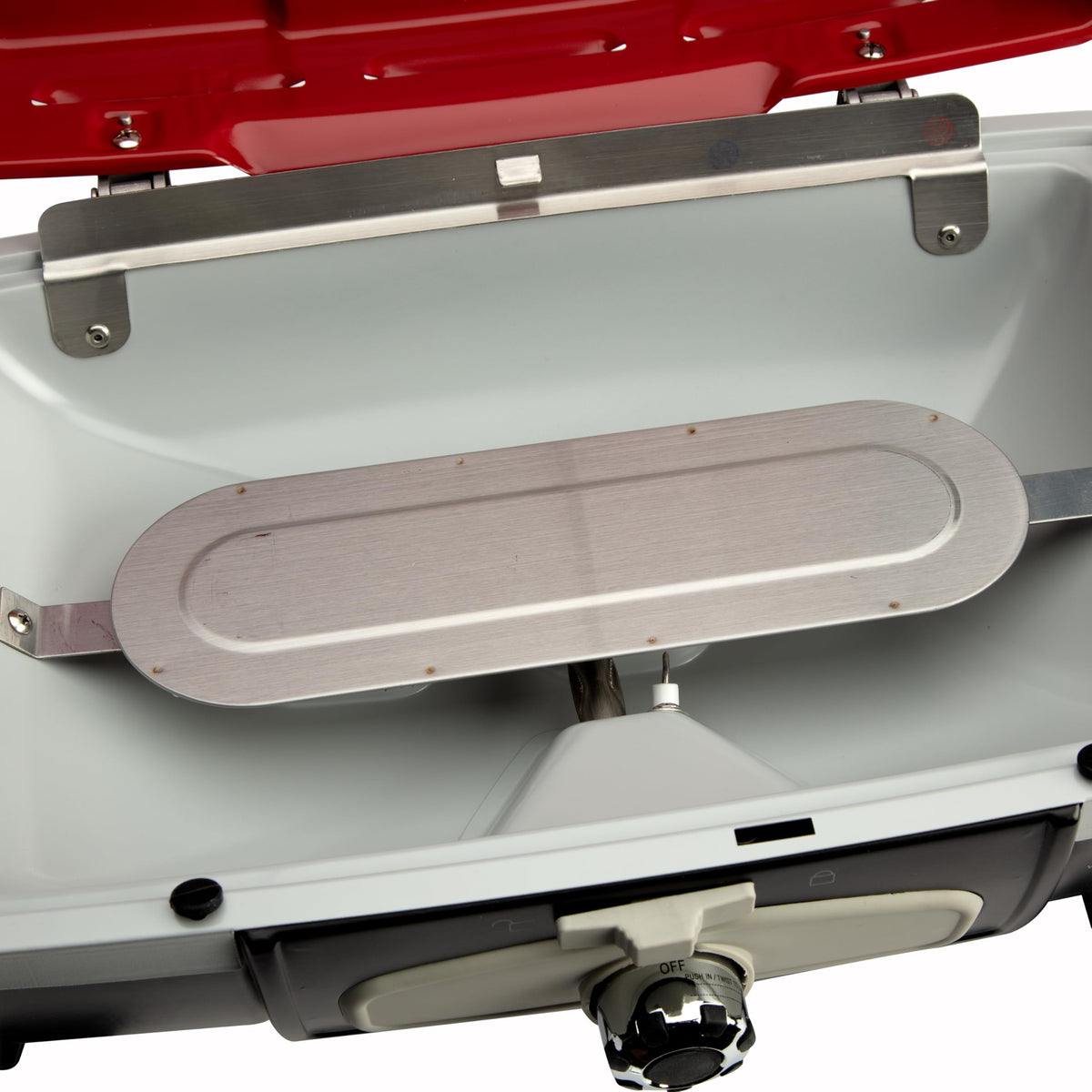 Portable Gas Grill, 150 Sq. In. 5,500 BTU Red Q1566
