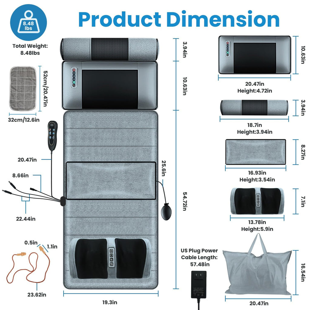 Full Body Massage Mat with Heat P37311