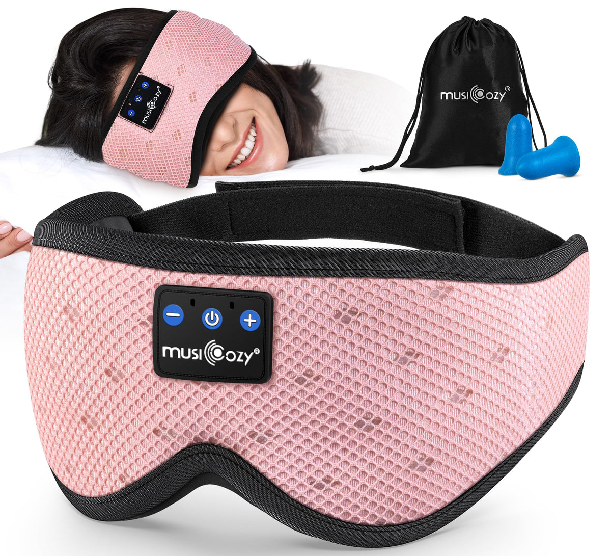 Bluetooth Sleep Mask Headphones Y308443
