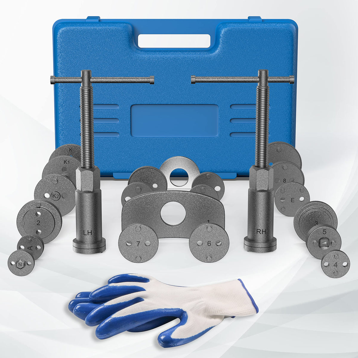 Disc Brake Caliper Wind Back Tool and Piston Compression Set 26 Pieces D876