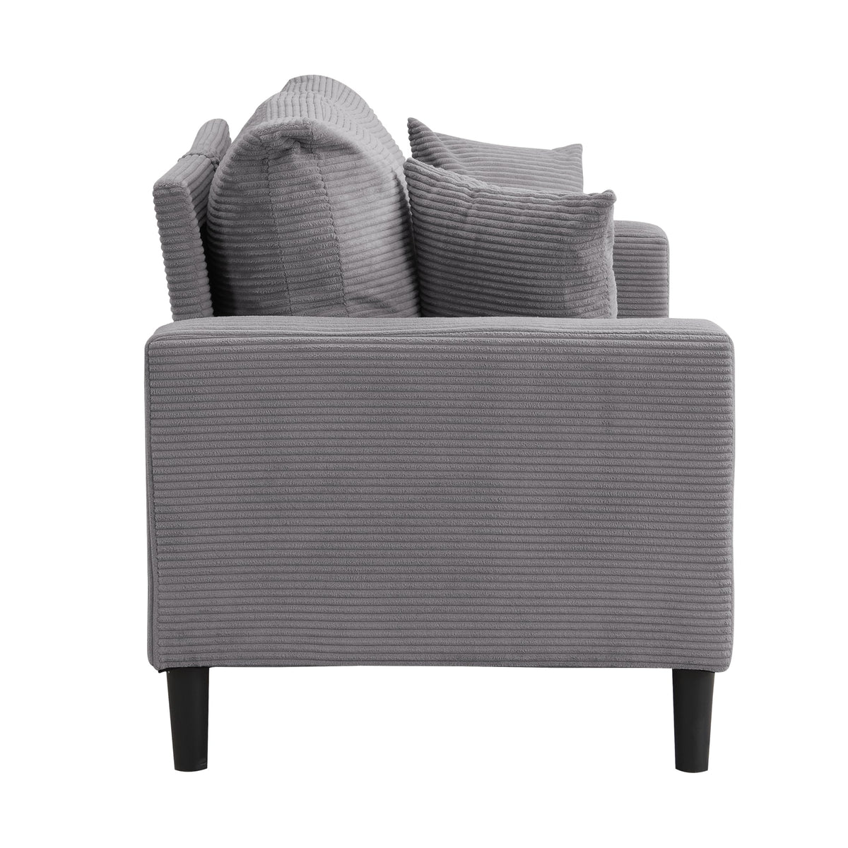 Light Gray 2-Seater Upholstered Sofa Q3975