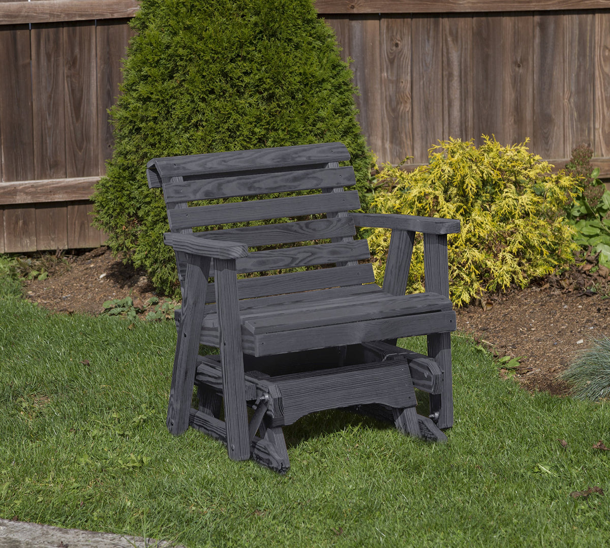 Black 2 Feet Outdoor Glider Chair D685324